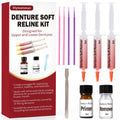 Upper & Lower Denture Soft Reline Kit - Custom Fit, Comfort & Stability
