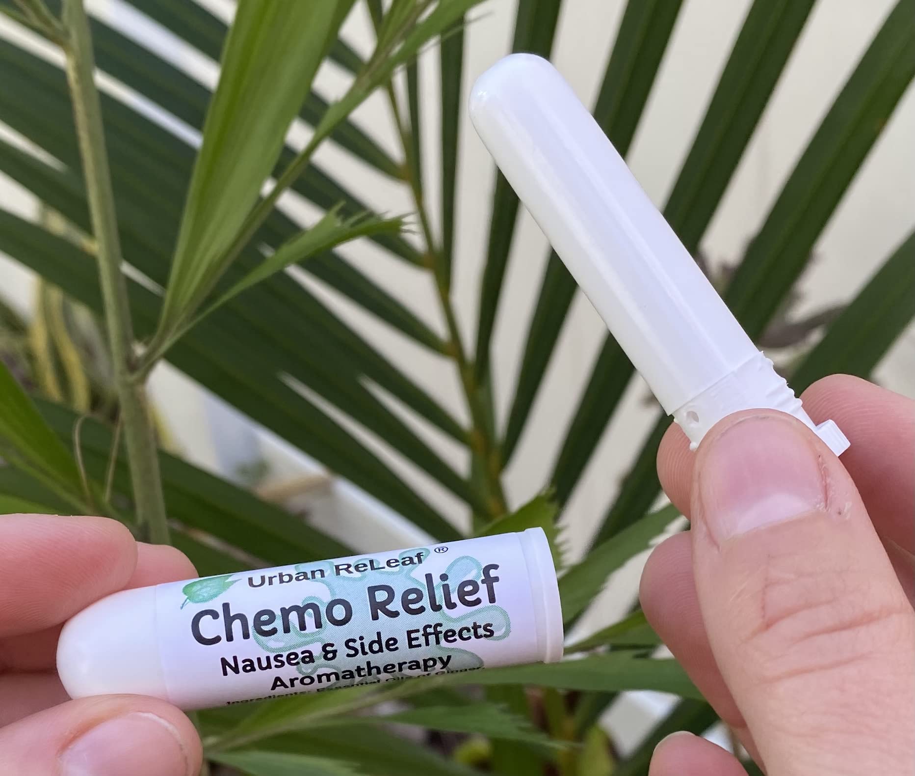 Urban ReLeaf Chemo Relief Aromatherapy Inhaler – 100% Natural Essential Oils (Drug-Free)