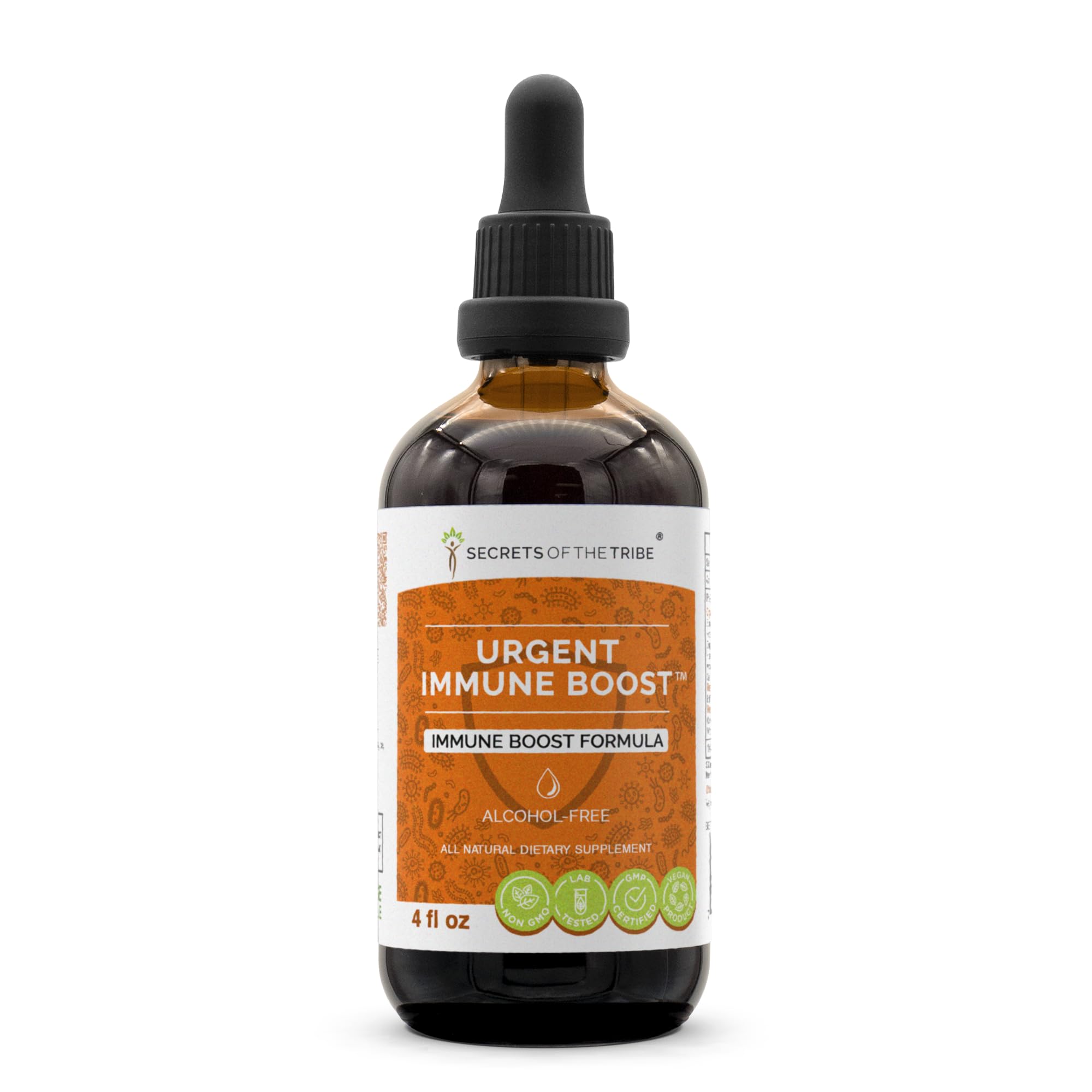 Alcohol-Free Immune Boost Drops – High-Potency 4 oz Tincture