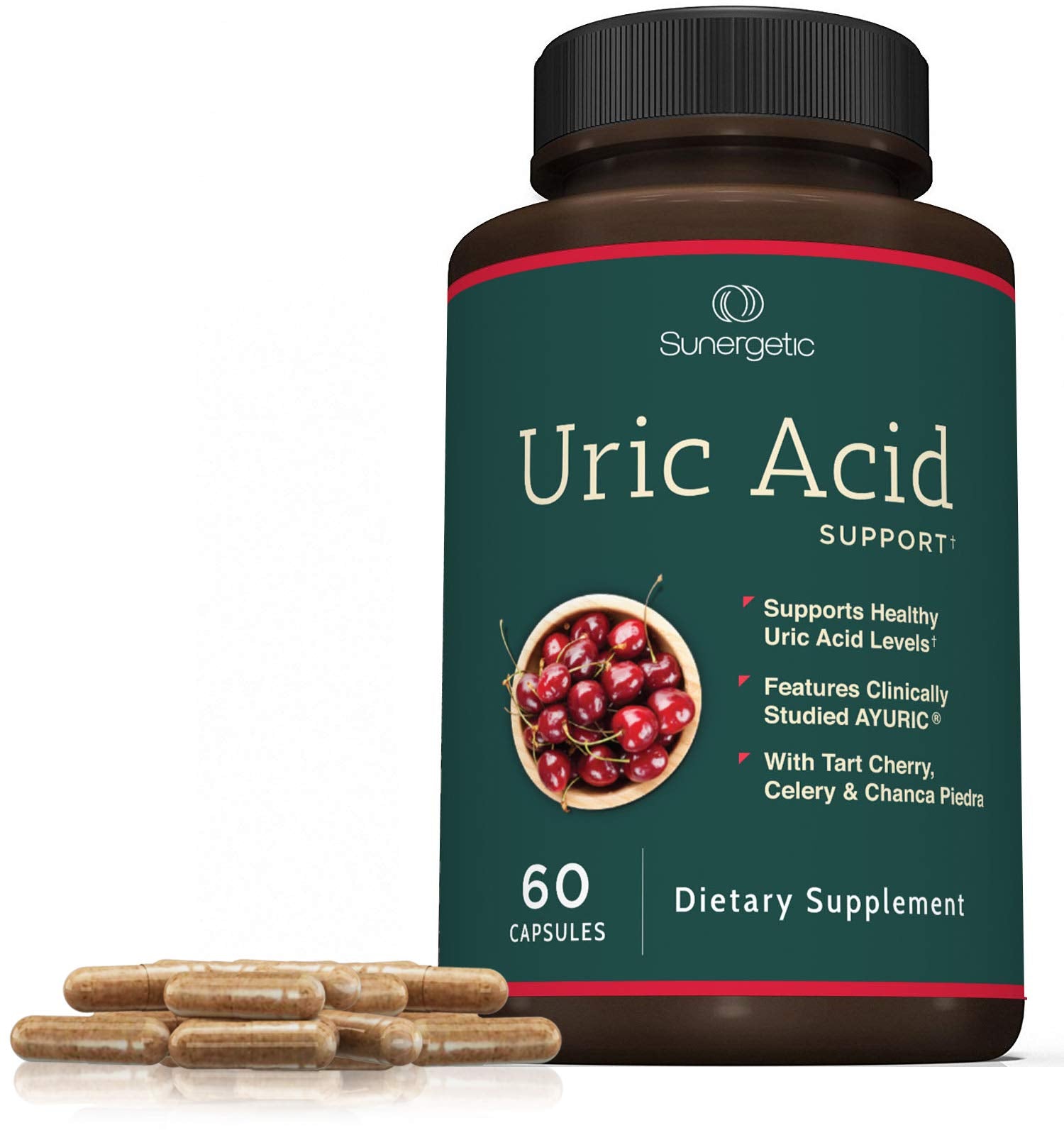 Sunergetic Uric Acid Support – Cleanse & Kidney Health (60 Capsules)