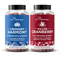 Urinary Tract Supplement Duo: Urinary Harmony + Killer Cranberry | 2 x 60 ct