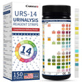 14 Parameters Urine Test Strips for Urinalysis | 150 Strips – Kidney, Liver, UTI, Ketosis, pH, KET, Prot, SG, BIL, CRE, BLO & 7+ More