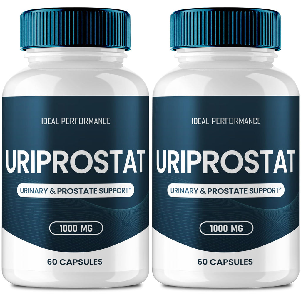 Uriprostat Prostate Health Supplements for Men - All-Natural Capsules (2 Pack)