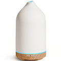 URPOWER 120ML Ceramic Essential Oil Diffuser – Ultrasonic, 7-Color LED, Auto Shut-Off