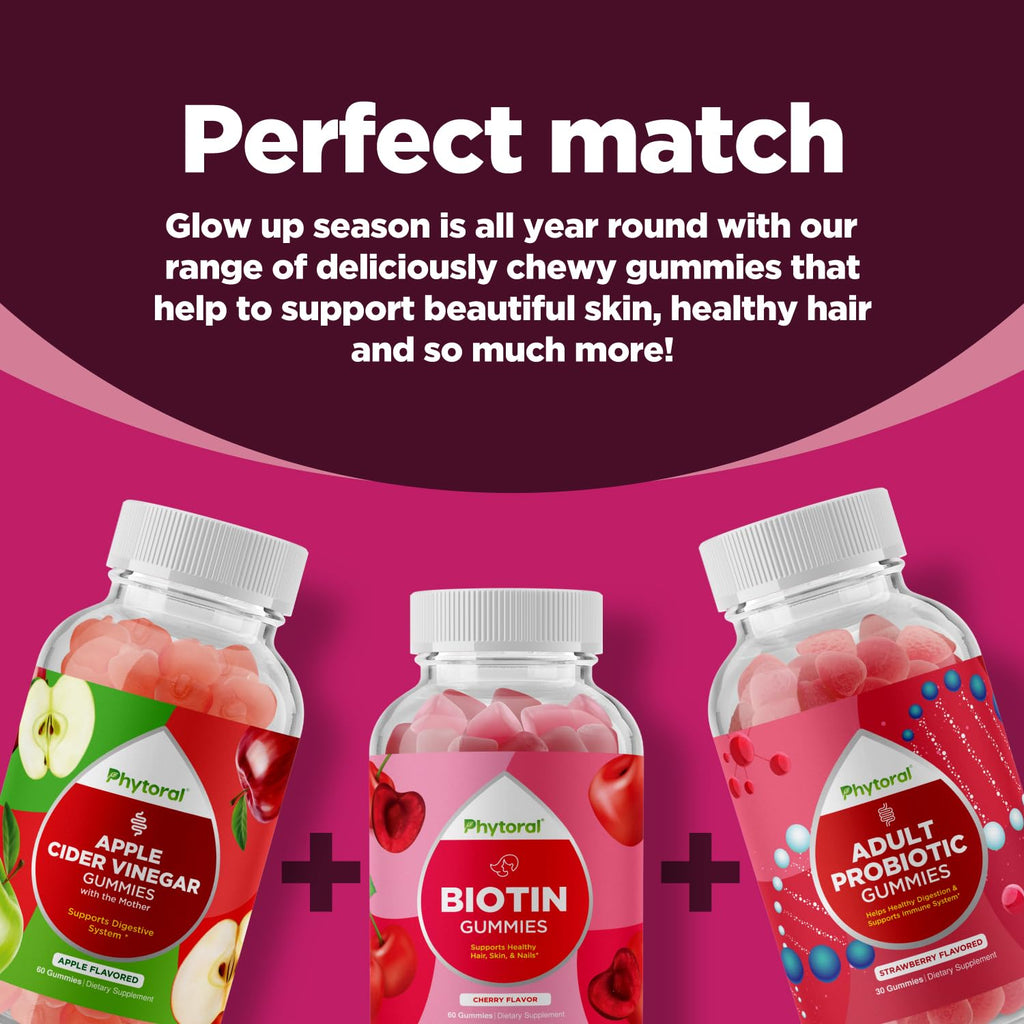 Hydrolyzed Collagen Peptides with Biotin Gummies for Women – Hair, Skin & Nails (90 Count)