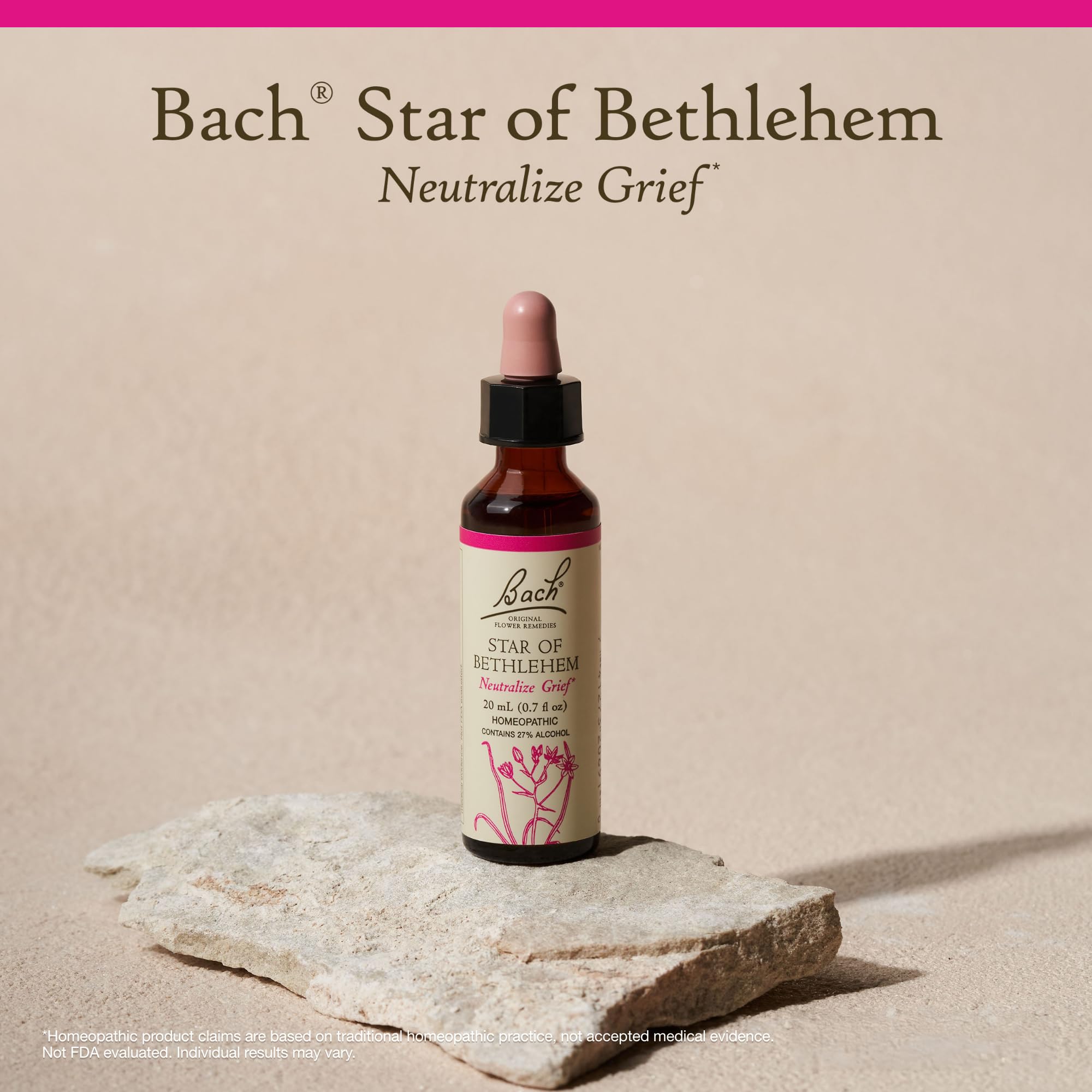 Bach Original Flower Remedies: Star of Bethlehem - Neutralize Grief - 20mL Dropper