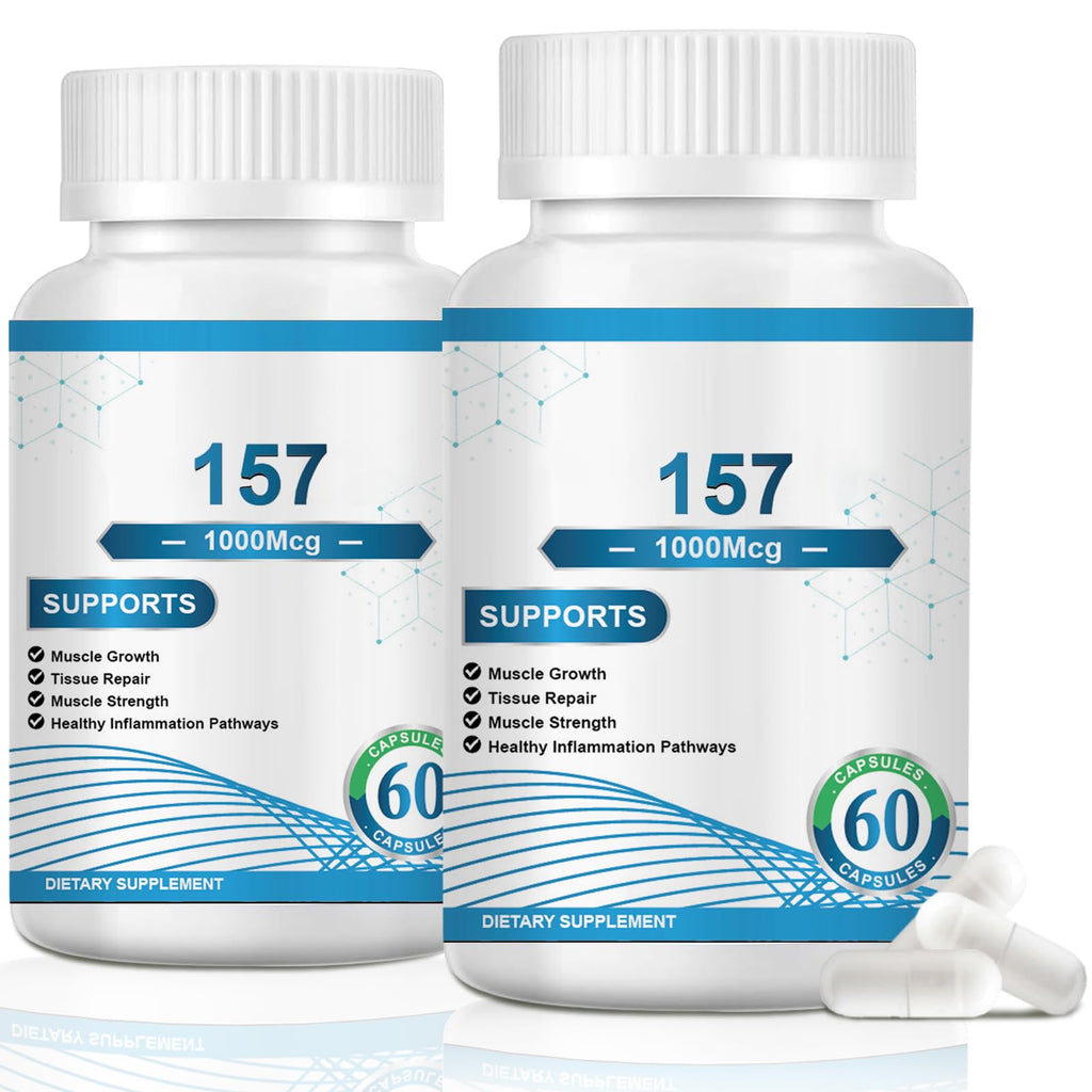 USHJNV 157 Capsules 1000 MG – BPC-157 Supplement, New Protective Compound, Non-GMO, Gluten-Free, 60 Capsules