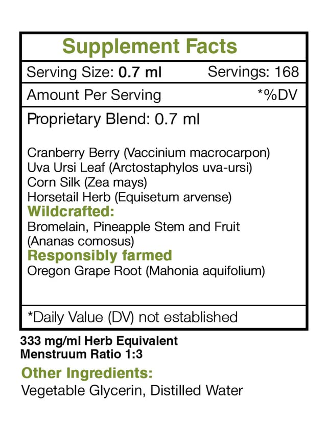 UTI Secret Alcohol-Free Extract – High-Potency Urinary Tract Formula 4 oz