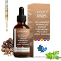Uxfecpux Wormwood Tincture – Organic Wormwood Drops with Black Walnut, Clove, Soursop, Pumpkin Seed, Pau D'arco, Garlic & Oregano