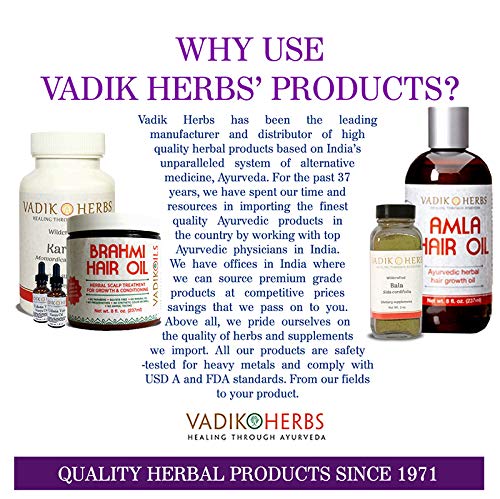 Vadik Herbs Certified Organic Bhumy Amalaki Powder (Phyllanthus amarus) – 100 Vegicaps