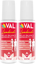 VAL Lombardi Magnesium Roll-On 3oz – Zechstein Magnesium + Arnica | Joint & Muscle Relief (2-Pack)