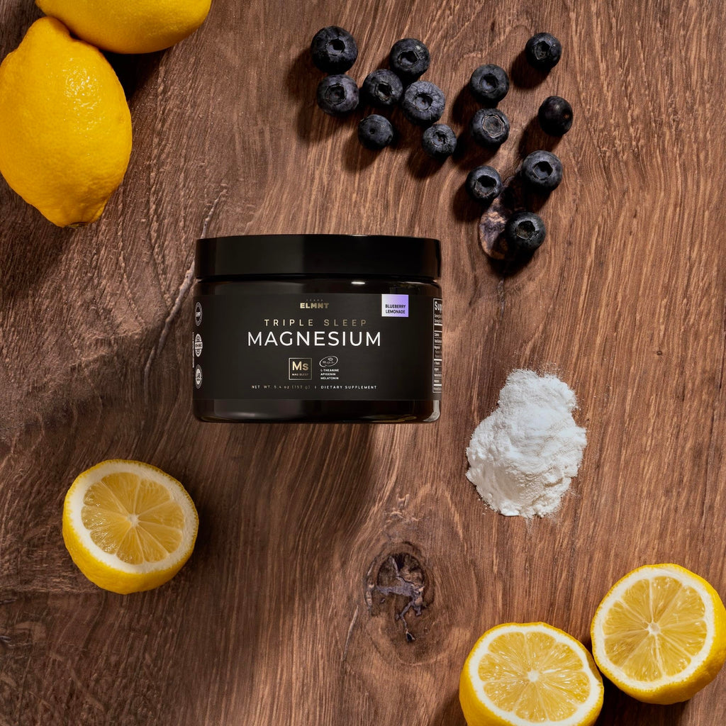 Triple Sleep Magnesium L-Threonate Powder – Magtein Sleep Aid with L-Theanine, Apigenin & Melatonin