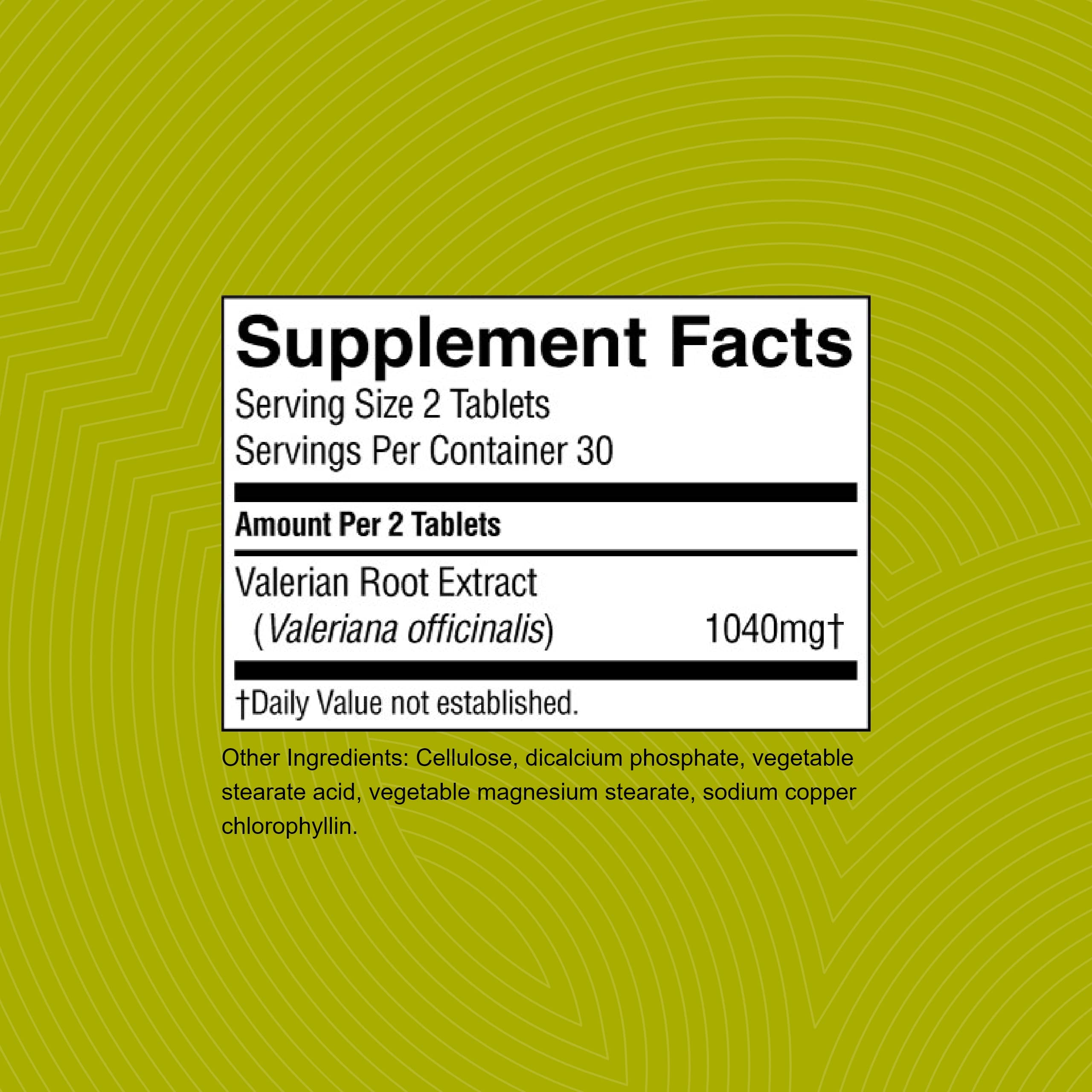 Nature's Sunshine Valerian Root Extract Time Release - 60 Capsules | Sleep & Relaxation
