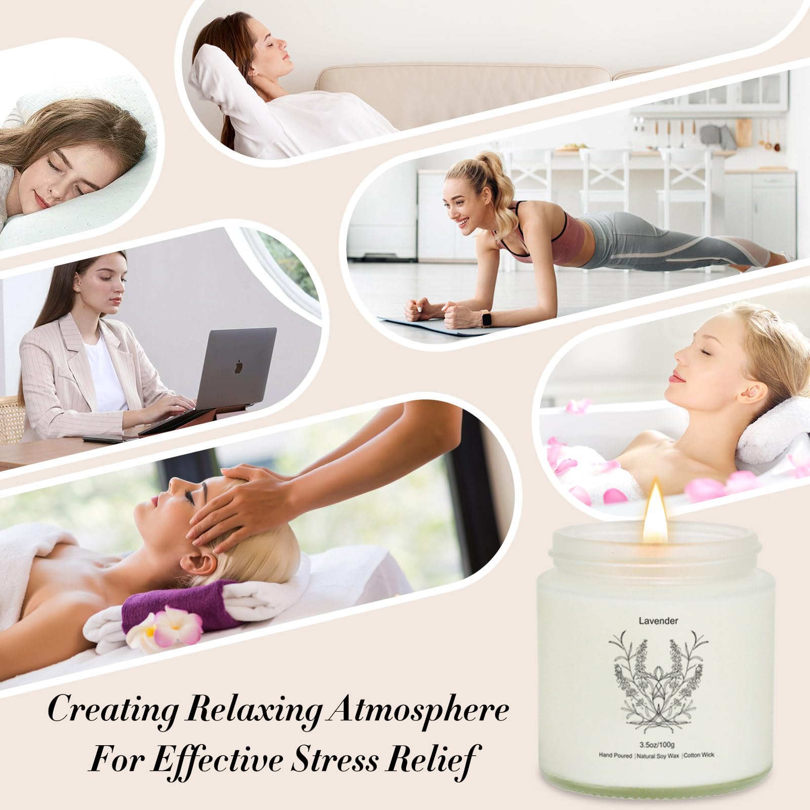 8-Pack Aromatherapy Soy Wax Candles for Women | Gift Ideas for Mother's Day