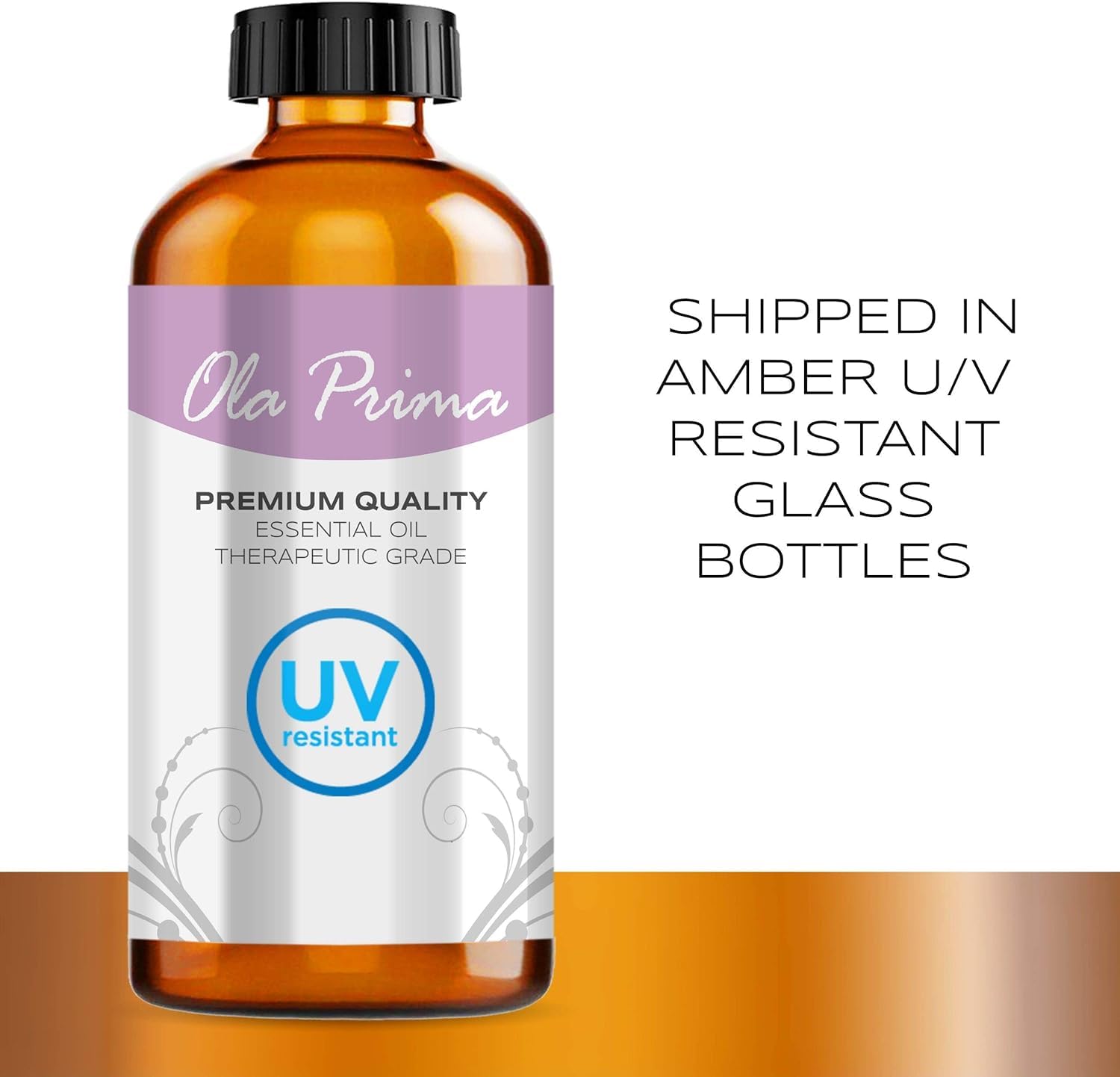 Ola Prima Vanilla Essential Oil 16oz – Therapeutic Grade Big Bottle for Aromatherapy, Diffusers & Candle Making, Vanilla Candle Scent