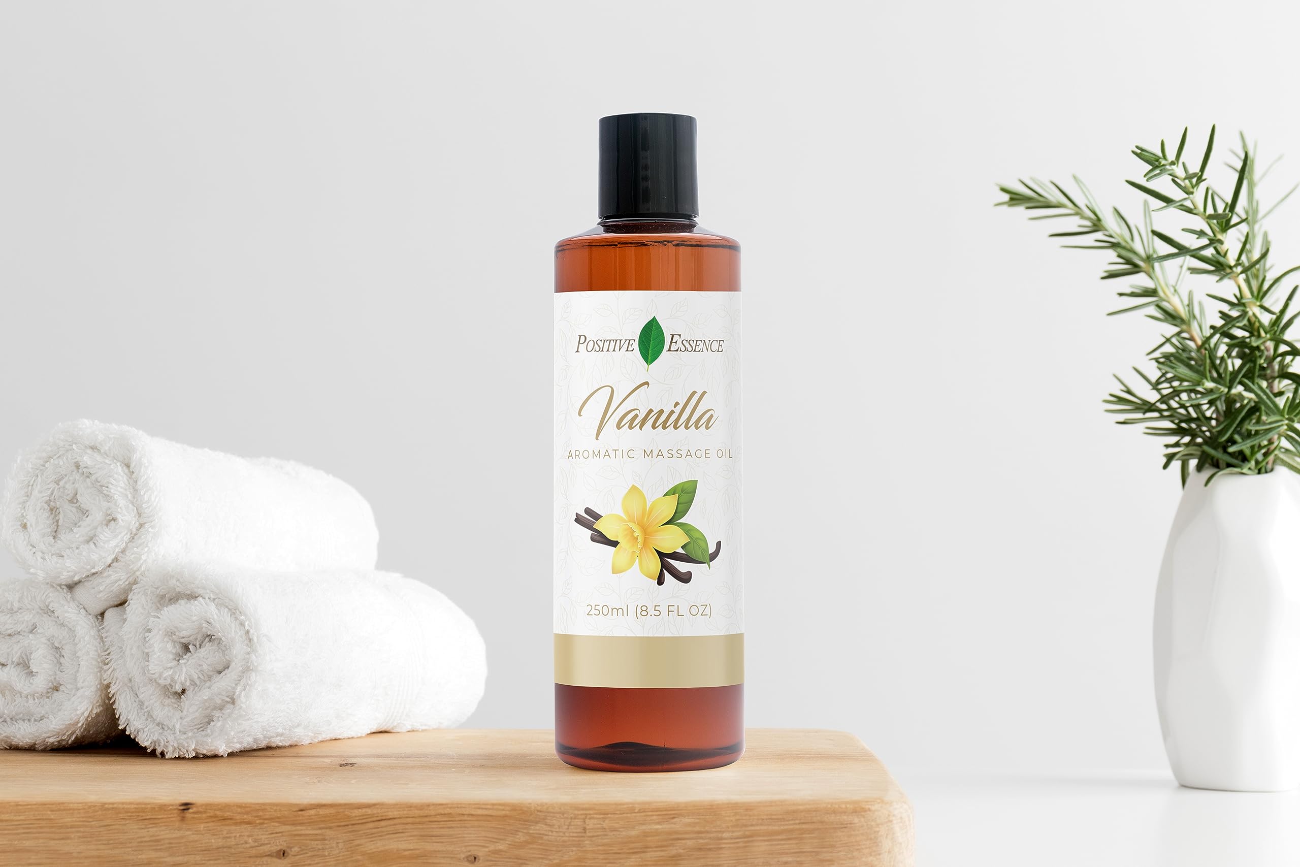 Vanilla Massage Oil for Massage, Body Massage Lotion | Jojoba, Sweet Almond Oil, Vitamin E