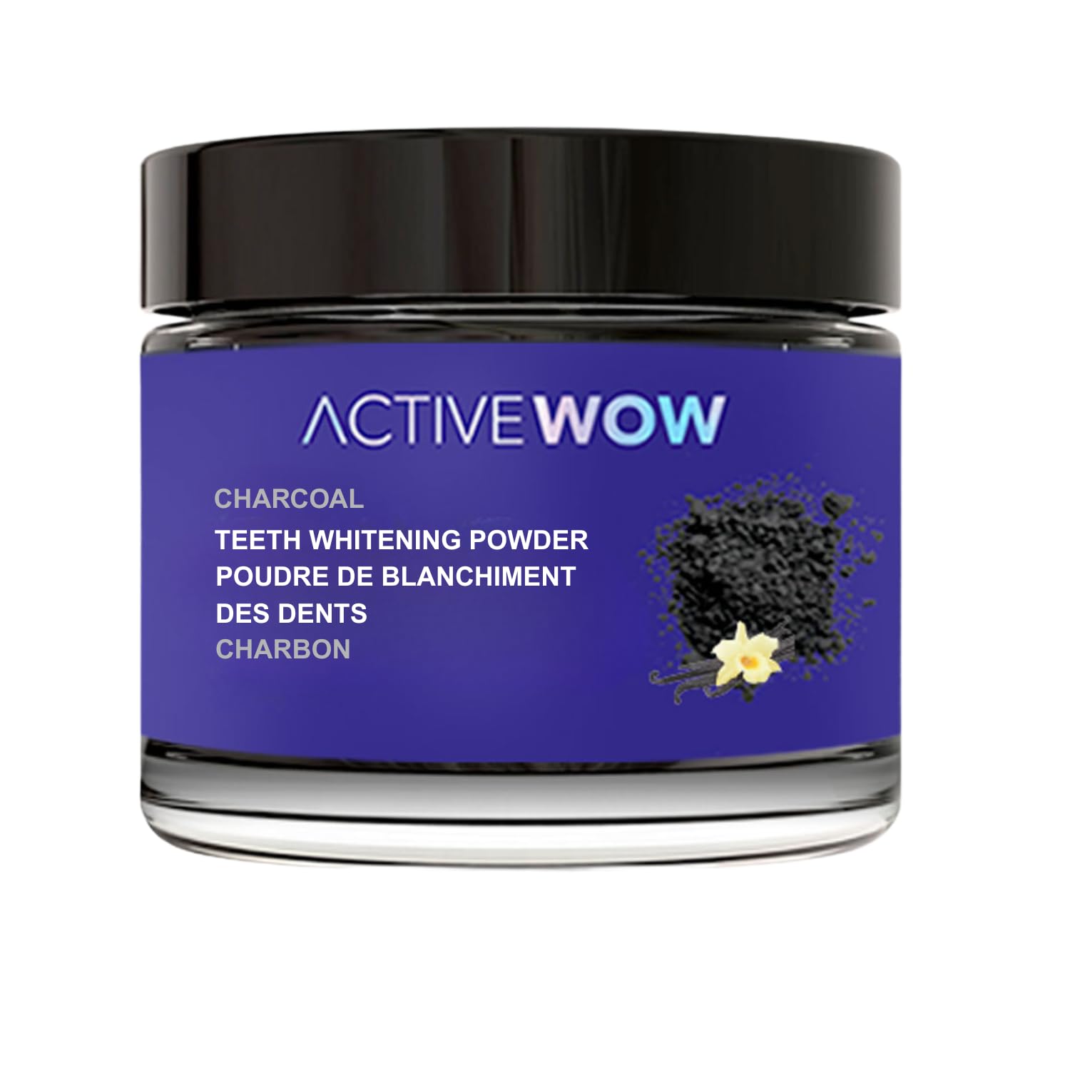 Active Wow Coconut Powder Toothpaste – Whitening, Fluoride-Free, Vanilla Flavor