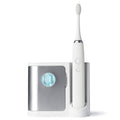 Vanity Planet Elements Ultrasonic Electric Toothbrush – Silver | UV Sanitizing Charger Base & 3 Replacement Heads