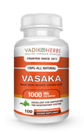 Vadik Herbs Organic Vasak (Vasaka) Powder – 100 Vegicaps | Made in USA