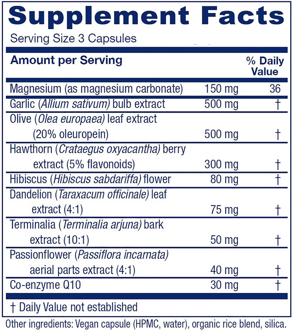 Vitanica VasoBlend – Cardiovascular Support, Vegan/Vegetarian, 180 Capsules