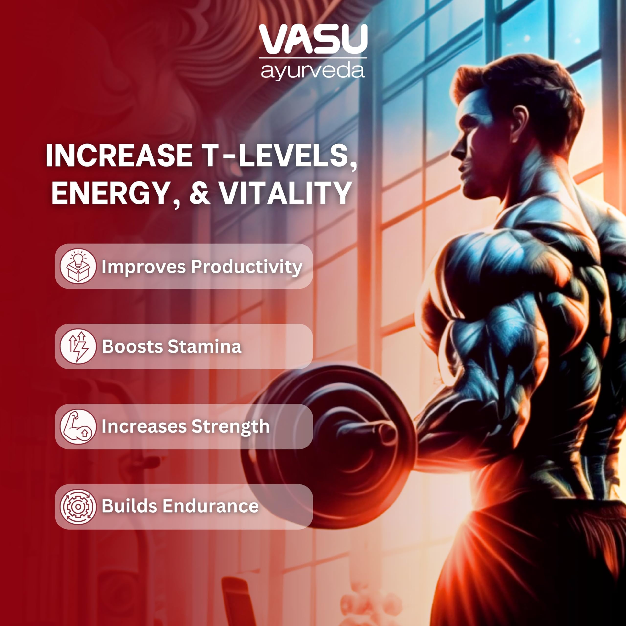 Vasu 6-in-1 Shilajit Gummies - Himalayan Gold, Vitamin D3 & B12, Sugar Free (60 Count)