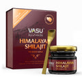 VASU Ayurveda Himalayan Shilajit Resin 400mg – Lab Tested | Natural Energy & 85+ Minerals