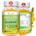 Vazatisi Mullein Gummies – Lung Health Support (Mullein Leaf, Bromelain, Cordyceps & Quercetin) 120ct