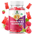 VCCHUYH Vitamin B2 Gummies with Magnesium – 400mg Riboflavin for Migraine Relief (Vegan, Non-GMO, Raspberry, 60 Count)