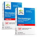 Vectomega EPA & DHA Omega-3 Tablets for Brain & Heart Health | Pack of 2
