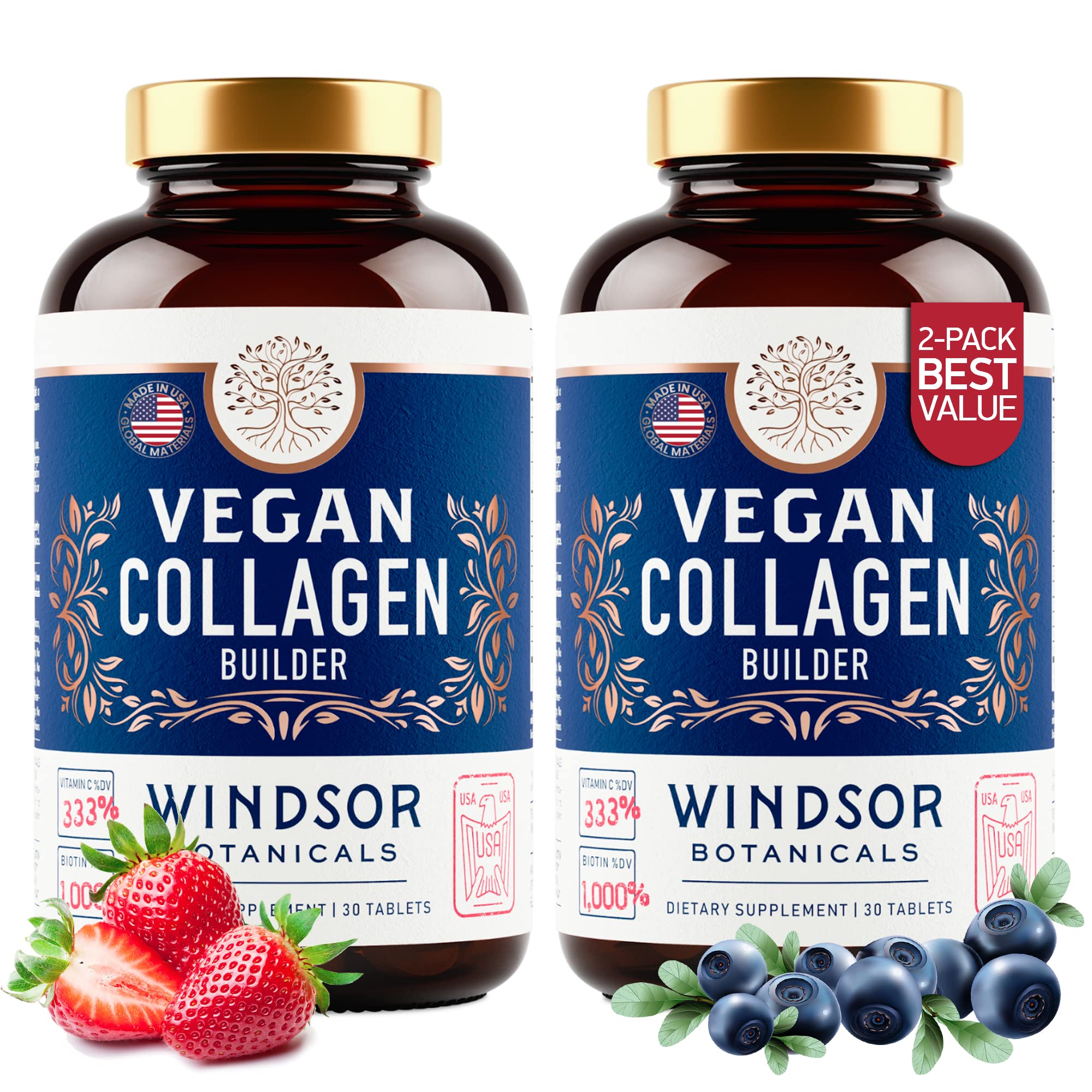 Vegan Collagen for Women and Men – Plant-Based Booster (Gluten-Free)