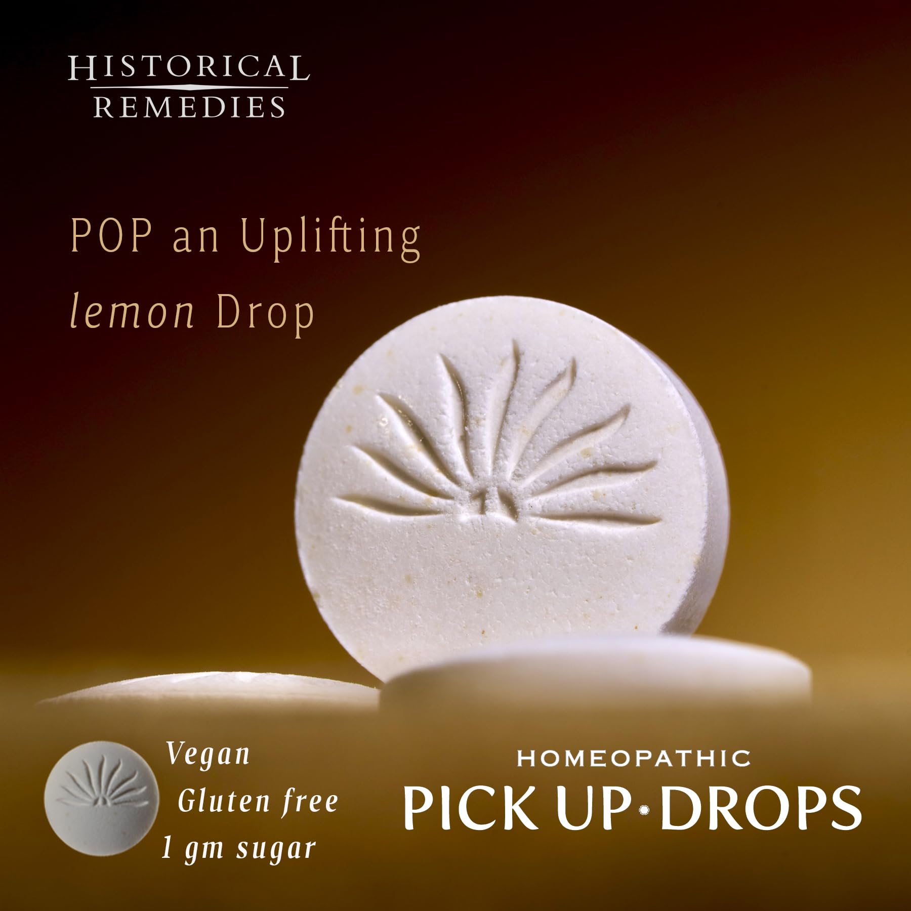 Historical Remedies Pick Up Drops 12 Pack – Vegan & Gluten-Free Homeopathic Lozenges