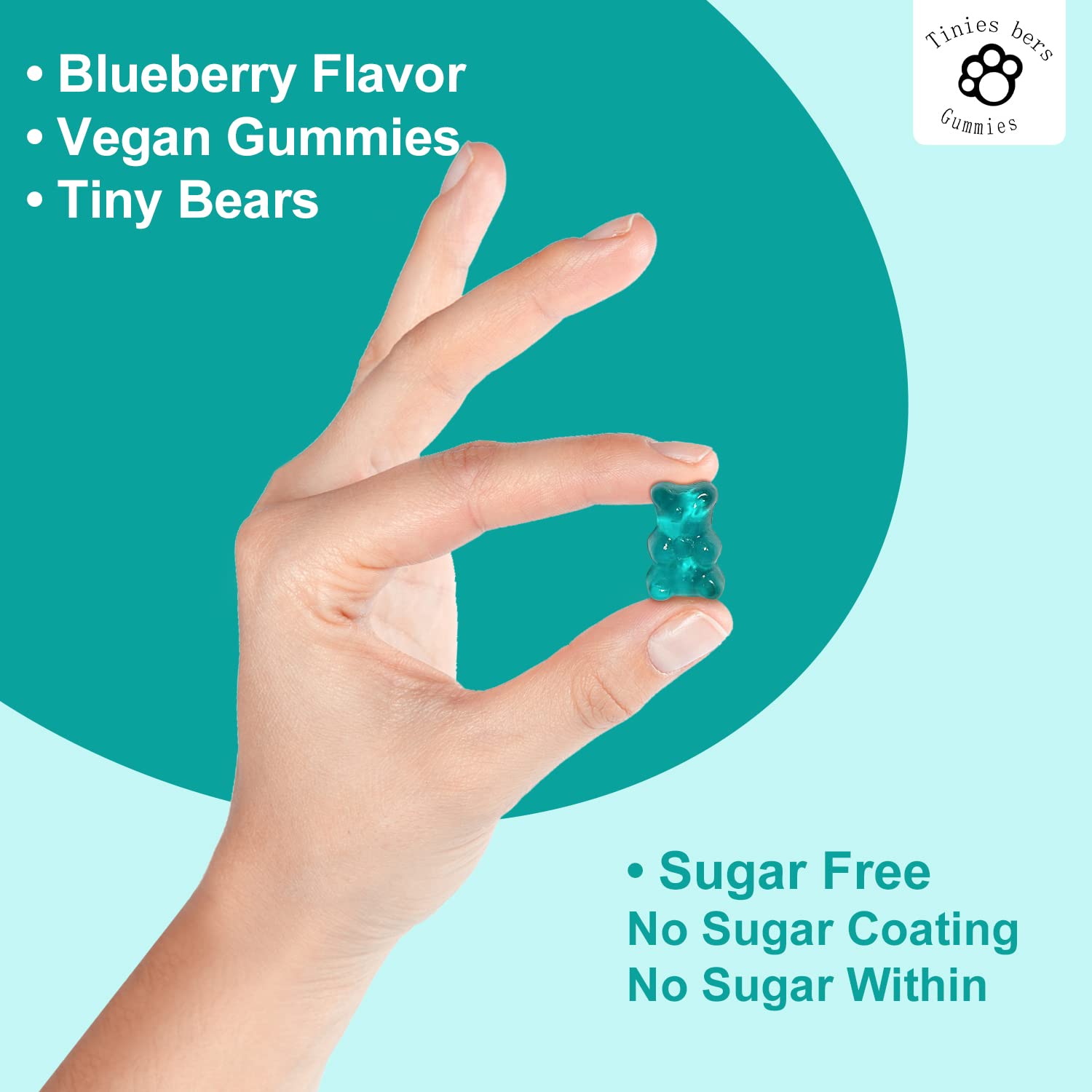 Magnesium Glycinate Gummies 500mg – Sugar Free, Vegan, 120-Count