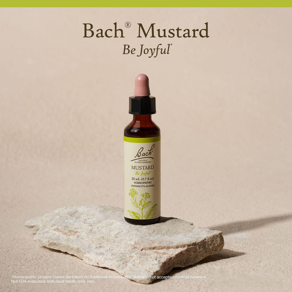 Bach Original Flower Remedies Mustard – Be Joyful | 20mL Dropper