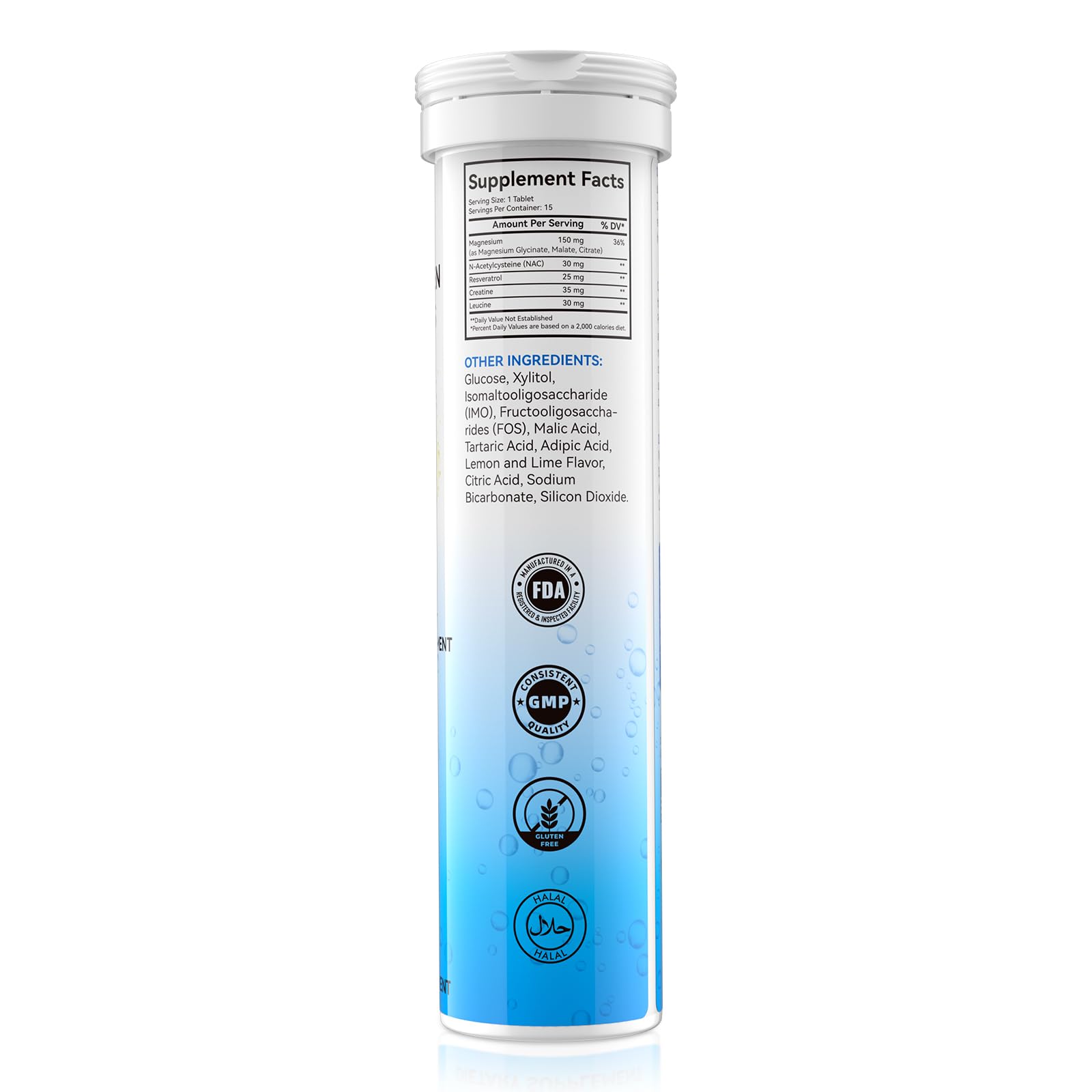 Hydrogen Water Tablets 12ppm with Magnesium – High-Concentration H2 for Brain Health