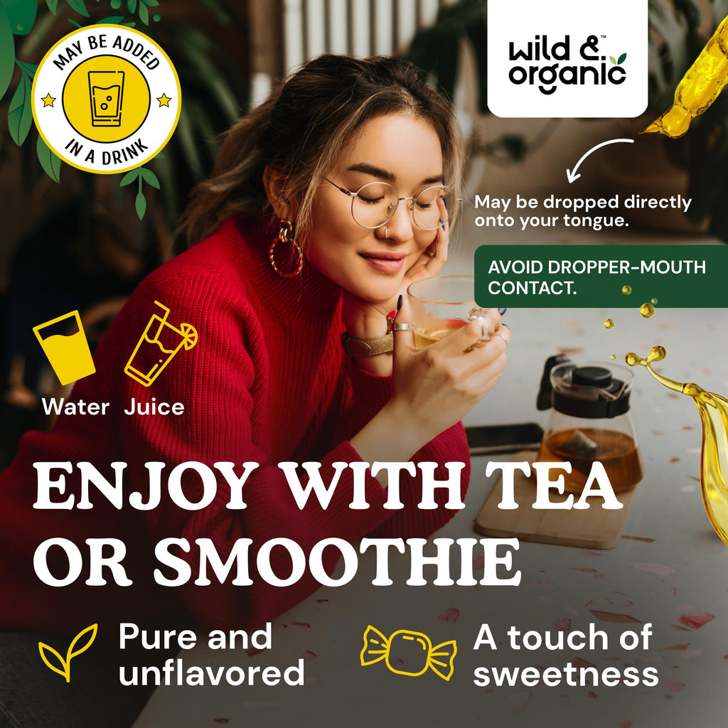 Wild & Organic Licorice Root Tincture - Digestive, Lung & Skin Support (4 oz)