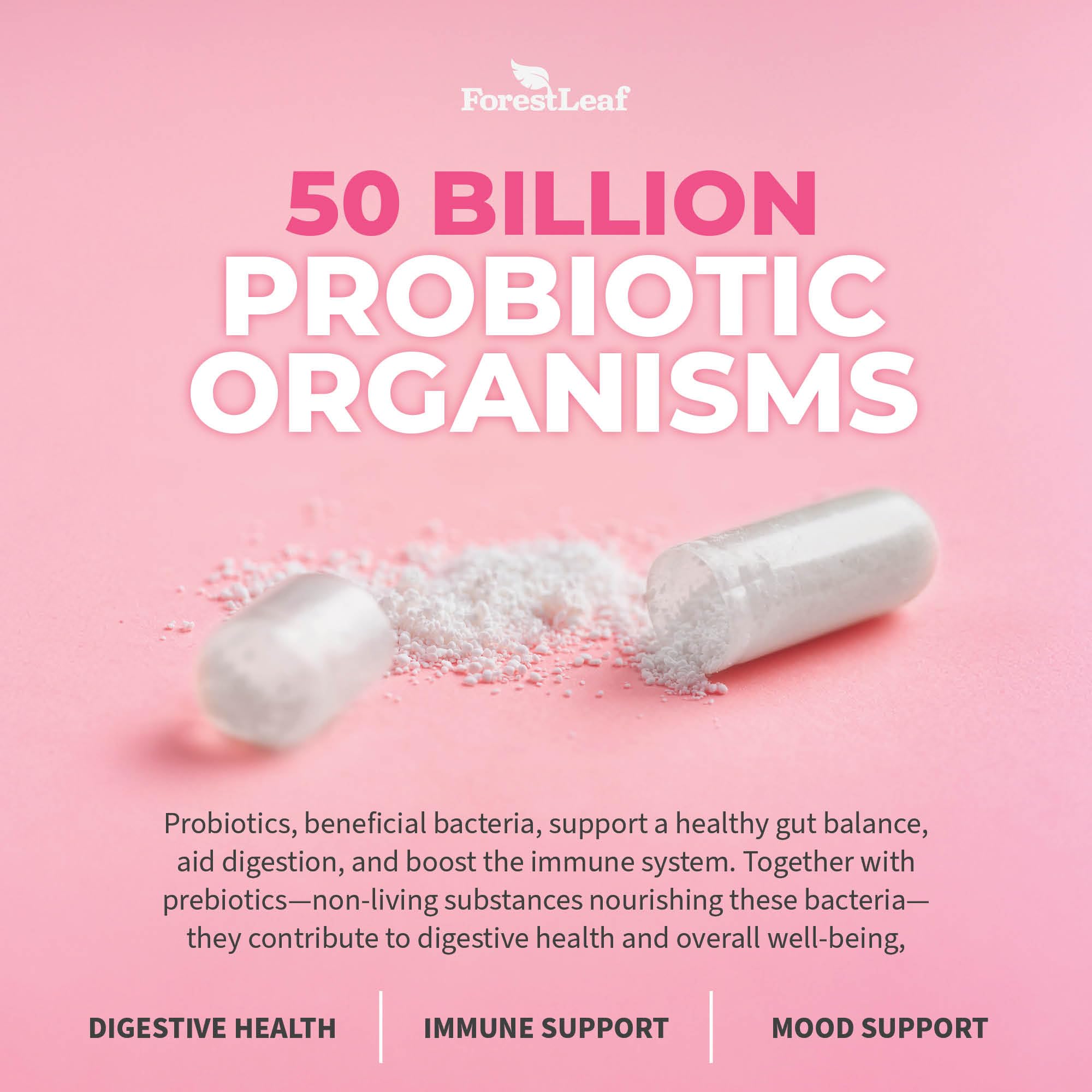 Probiotics for Women - 50B CFU, 26 Strains, 30 Caps