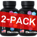 Vegan Iron Supplements for Women with Folic Acid - 2-Pack, 120 Gluten-Free Gentle Iron Tablets | 194% Iron, 168% Folate
