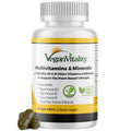 Vegan Vitality Multivitamins for Women & Men | High-Strength B12 D3 K2 | 180 Tablets (6 Months)