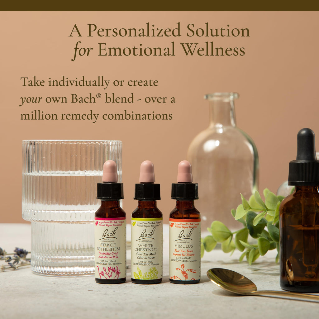 Bach Original Flower Remedies Full Set (Non-Alcohol) - 38 + 2 Rescue Remedy, 40 Droppers