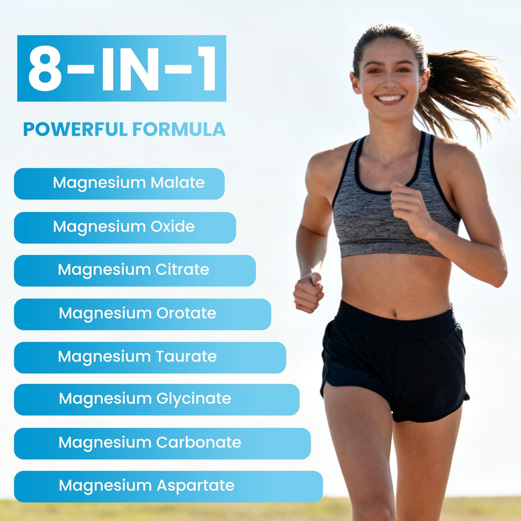 Magnesium Complex Gummies 8-Elemental 1000mg – Vegan, Raspberry, 60 Count