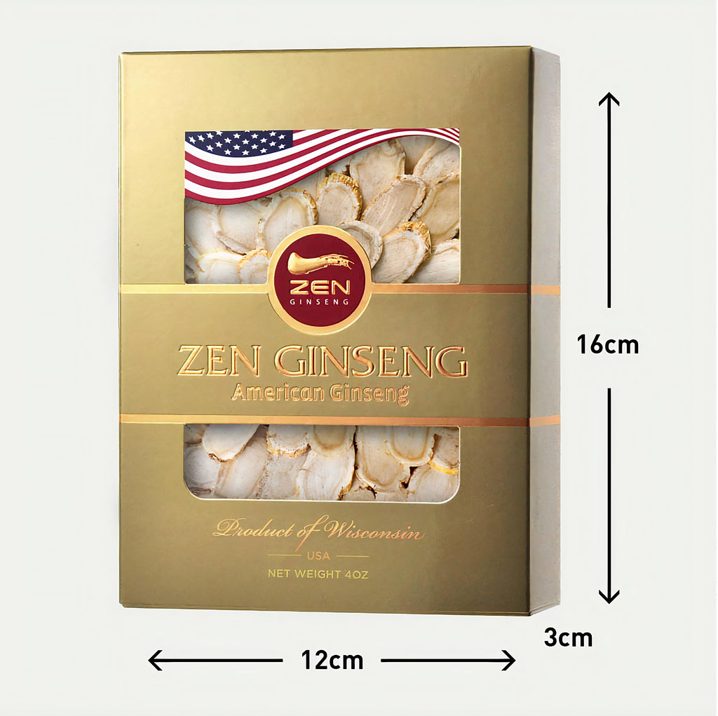 American Wisconsin Ginseng Slices - 16 oz | Boost Energy, Performance & Mood