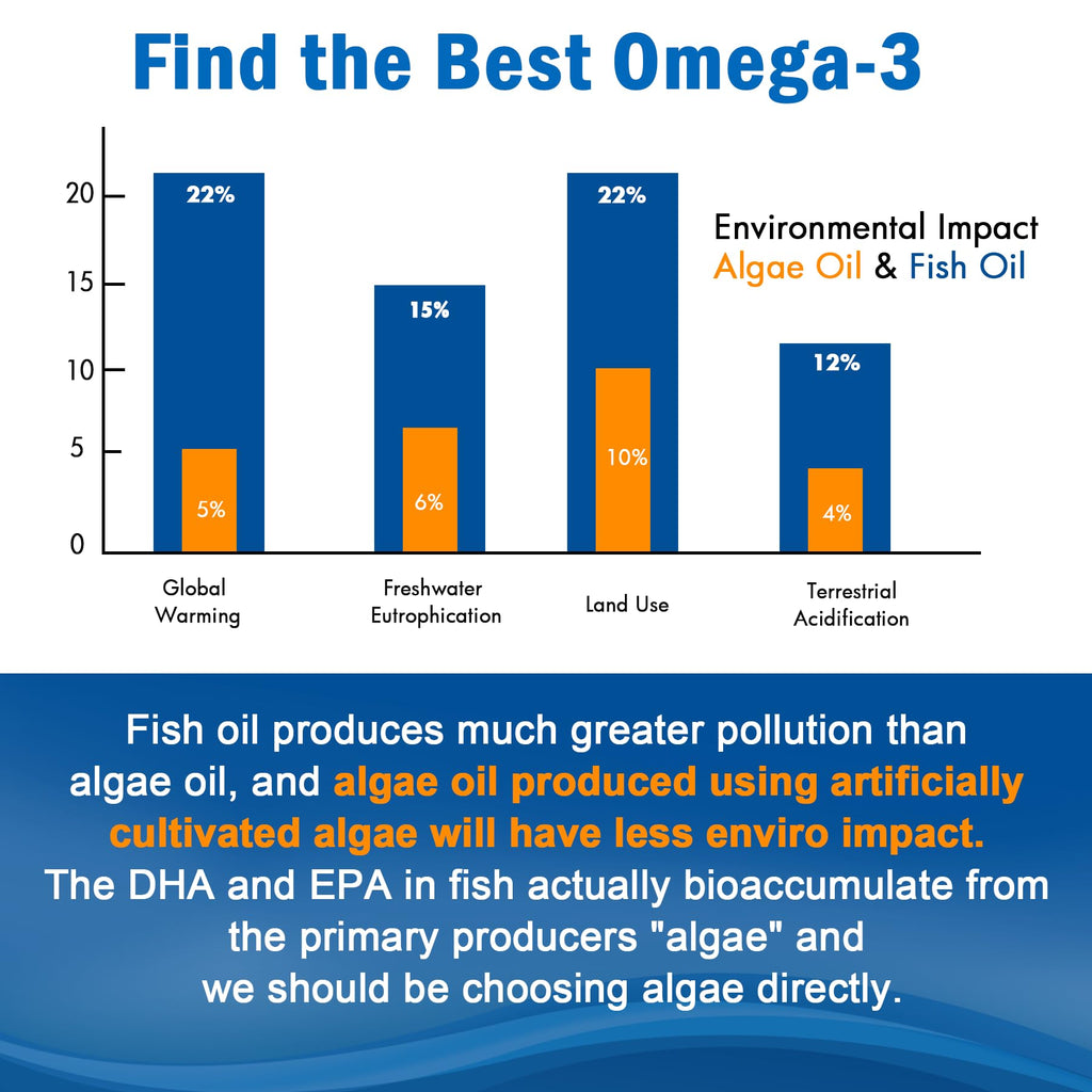 Vegan Omega-3 Gummies 1280mg + Vitamin D3 K2 (MK7) – Algae EPA 600mg & DHA 400mg, MCT Oil, Sugar Free