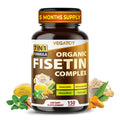 VEGATOT Organic Fisetin Complex 7-in-1 Formula | 150 Capsules | Non-GMO, Gluten-Free