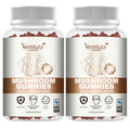 Vemluta 2 Packs 5000MG Mushroom Gummies – 10-Mushroom Blend with Lion's Mane & Reishi for Brain & Immune Support, Blueberry Flavor, Non-GMO, 120 Counts