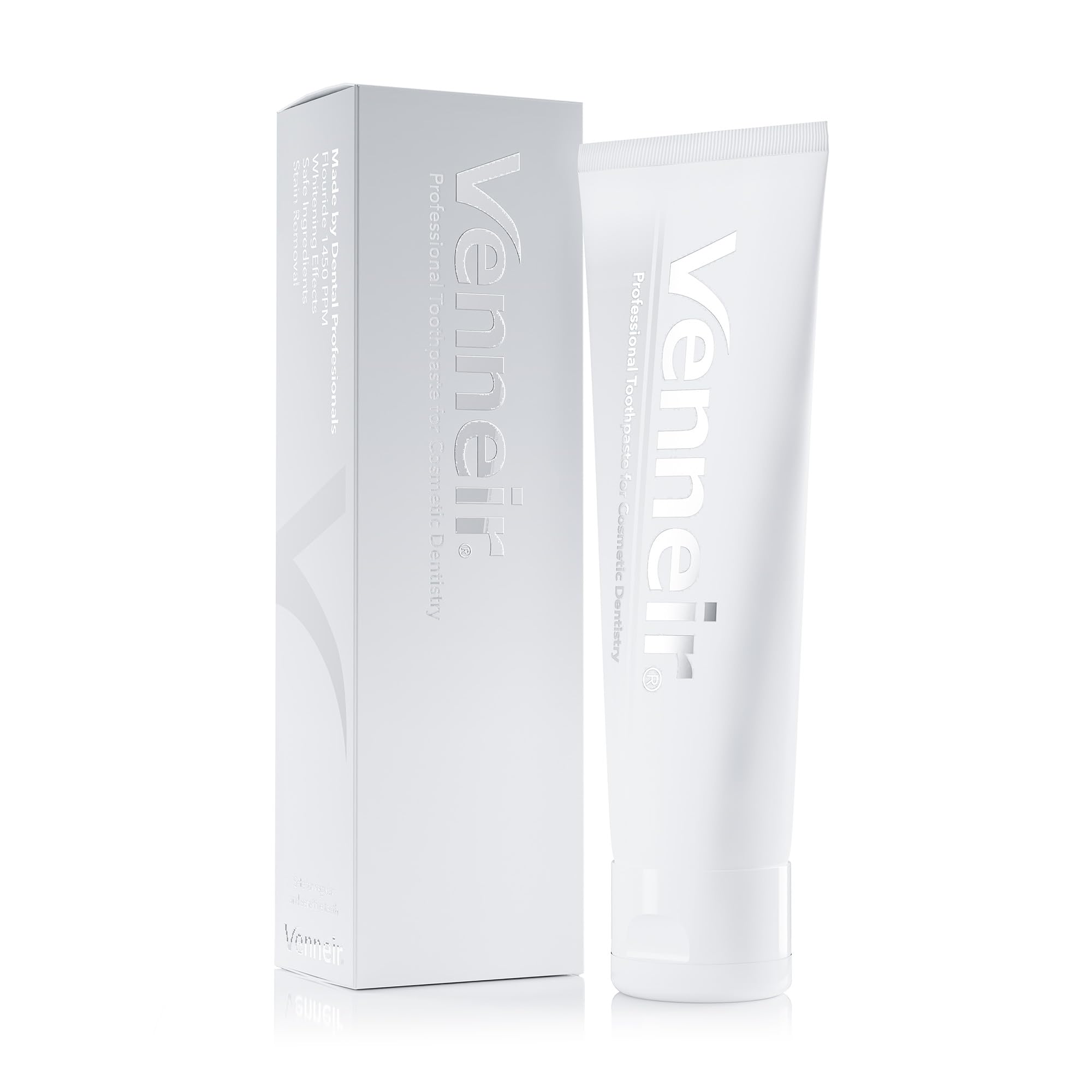 Venneir Professional Toothpaste for Veneers, Implants & Crowns – Whitening & Stain Removal | SLS Free
