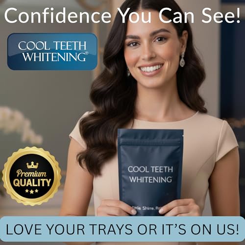 Moldable Teeth Whitening Trays — 4 Trays + 2 Travel Cases (Opalescence Compatible)