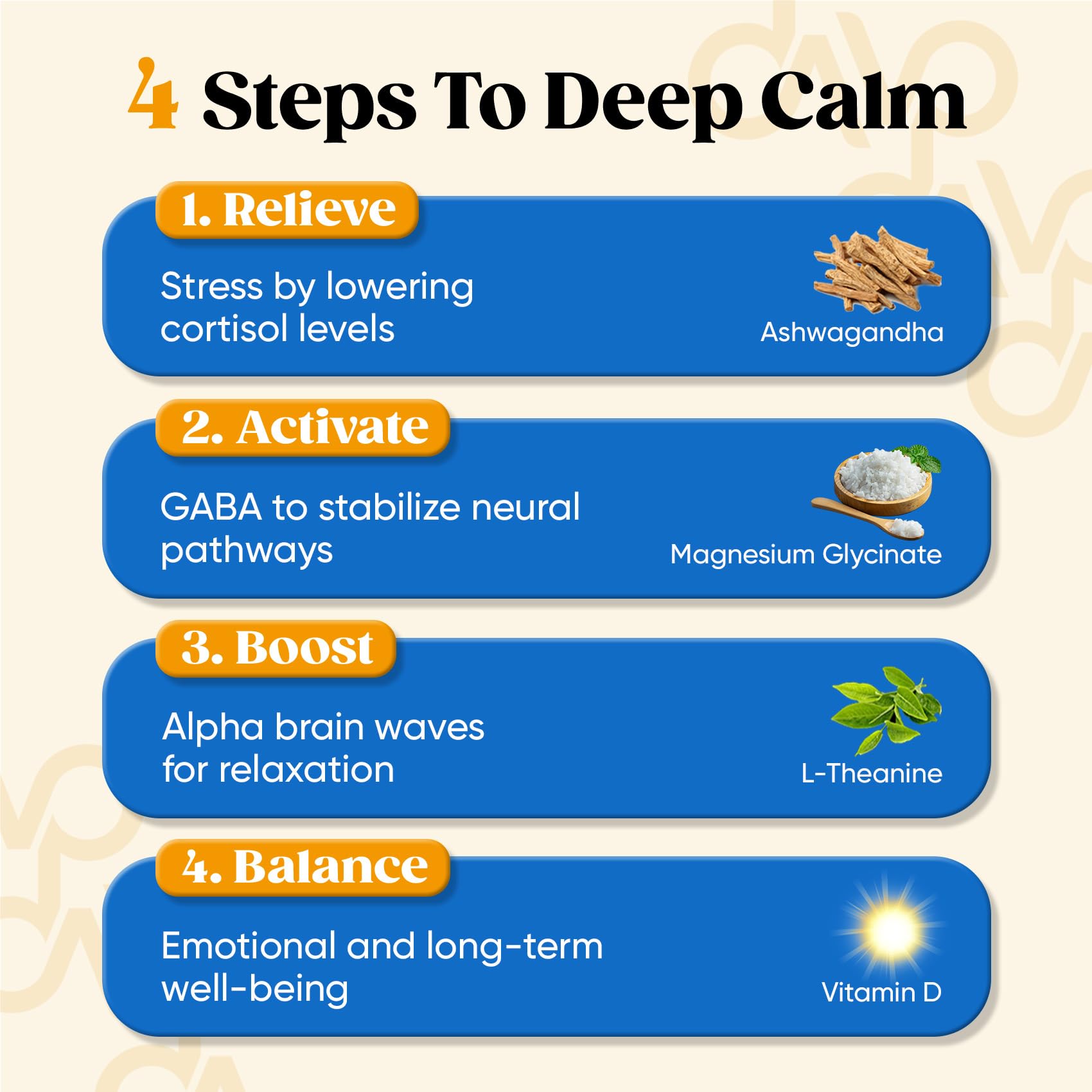 Venture Pal Calming Magnesium Glycinate Powder – Relax & Focus, Sugar-Free