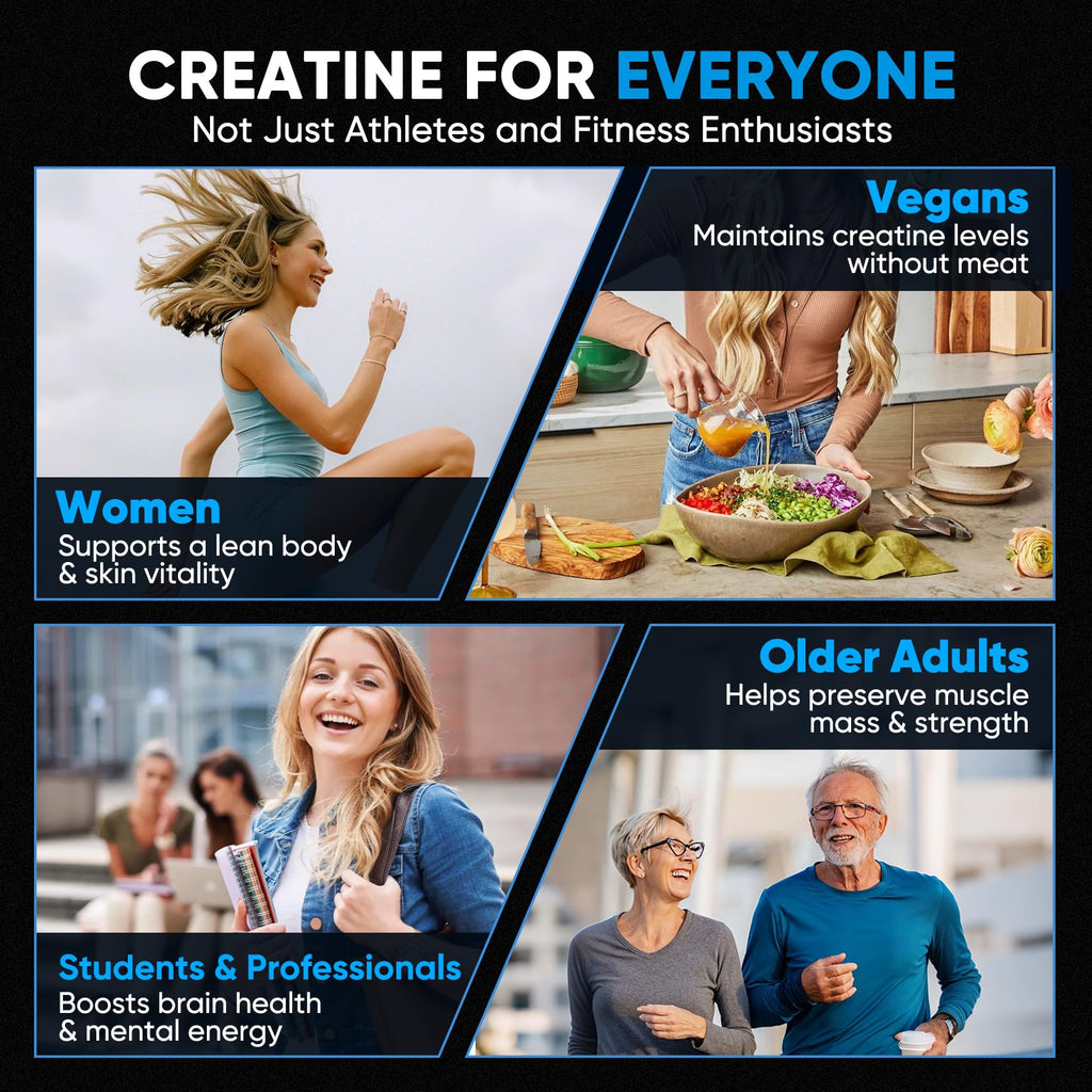Venture Pal 100% Pure Micronized Creatine Monohydrate Powder – Unflavored, Vegan, Keto, Gluten Free | 5 g Serving