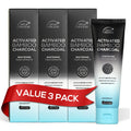 Venus Visage Activated Charcoal Toothpaste – 3 Pack (Peppermint)