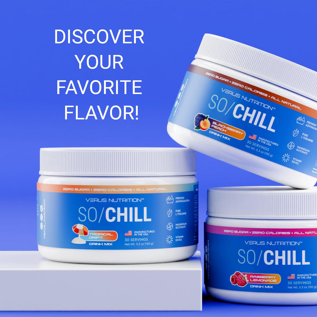 VERUS NUTRITION SoChill Powdered Drink Mix – Tropical Drift (No Sugar)